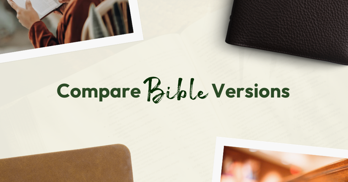 Compare Bible Versions: Find Your Perfect Translation