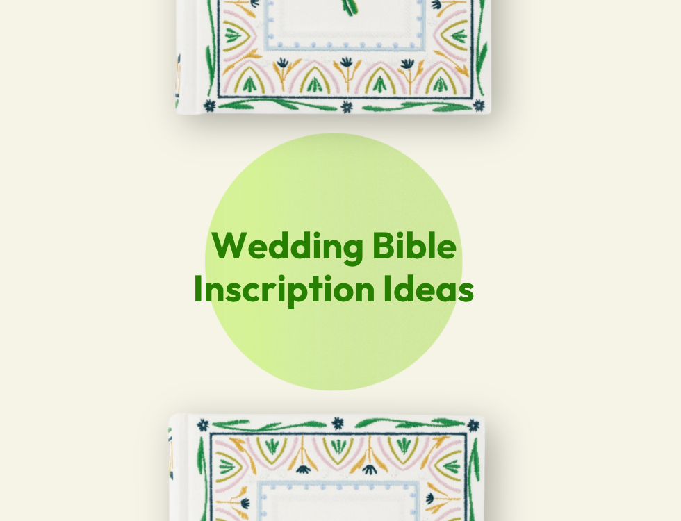 Wedding Bible Inscription Ideas