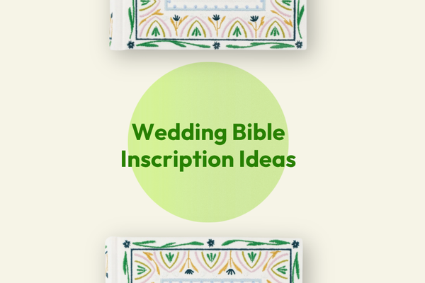 Wedding Bible Inscription Ideas
