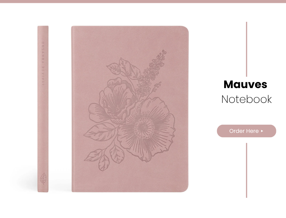 Hosanna Revival Notebook: Mauves Theme from the Hosanna Revival Winter Collection 2025