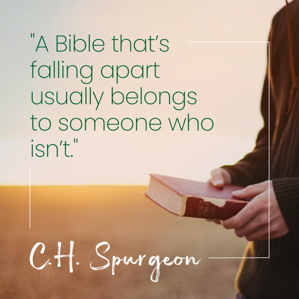 C H Spurgeon Bible Quote
