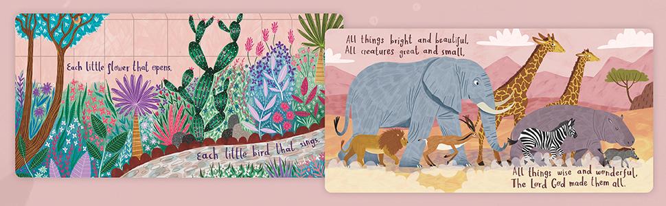 All Things Bright and Beautiful, illustrated by Jean Claude