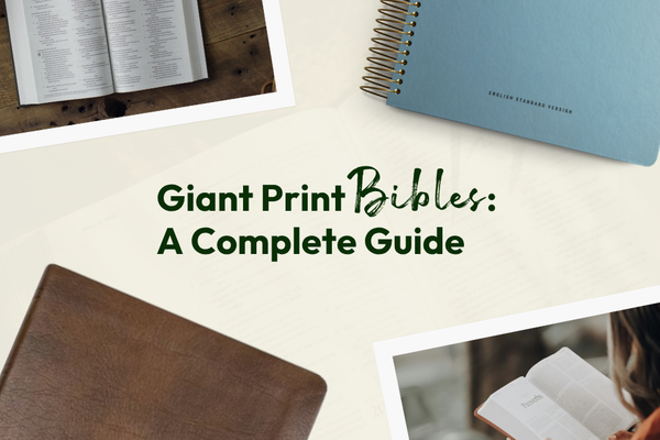 Giant Print Bibles: A Complete Guide to Finding the Right One