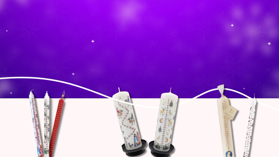 Numbered Advent Candles