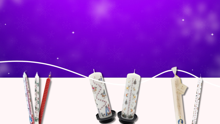Numbered Advent Candles