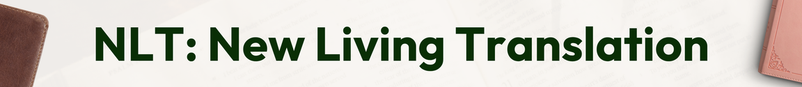 NLT: New Living Translation