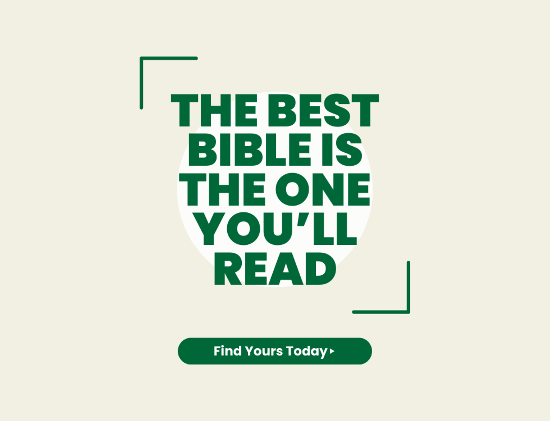 The Best Bible is the One You'll Read - Find Your Bible Today