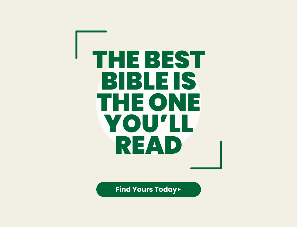 The Best Bible is the One You'll Read - Find Your Bible Today