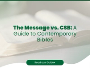 The Message vs. CSB: A Guide to Contemporary Bibles