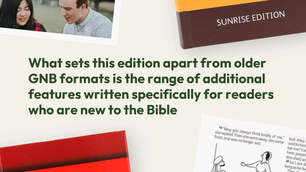 What sets this edition apart from older GNB formats is the range of additional features written specifically for readers who are new to the Bible