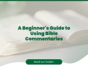 A Beginner's Guide to Using Bible Commentaries