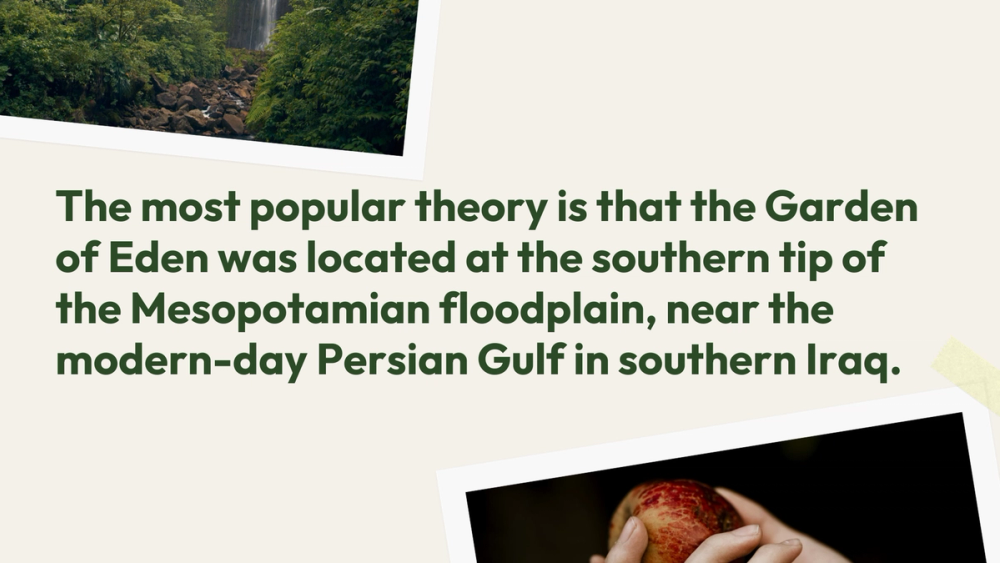 Where is the Garden of Eden?