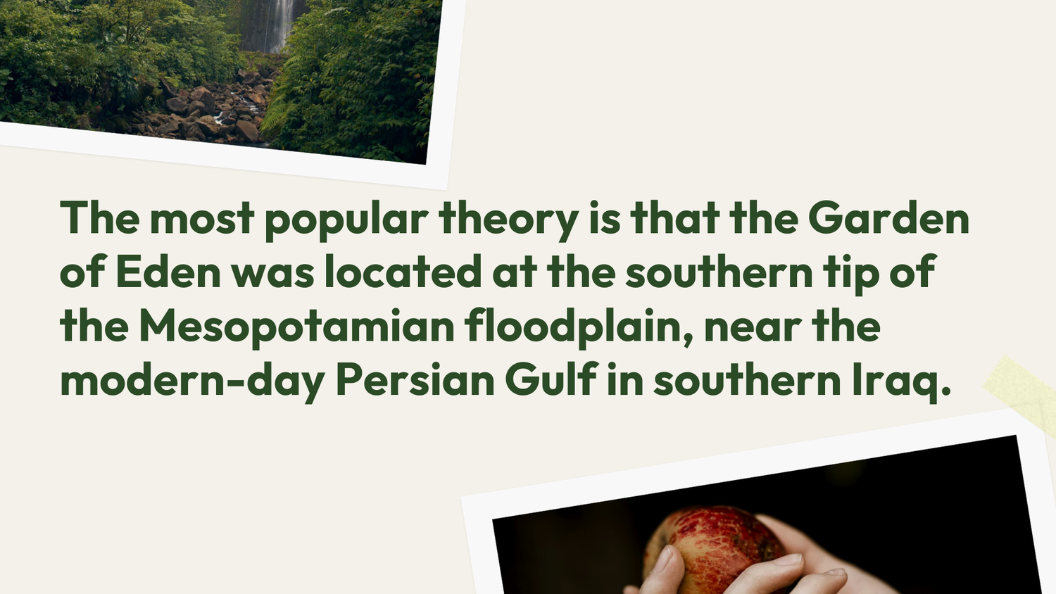 Where is the Garden of Eden?