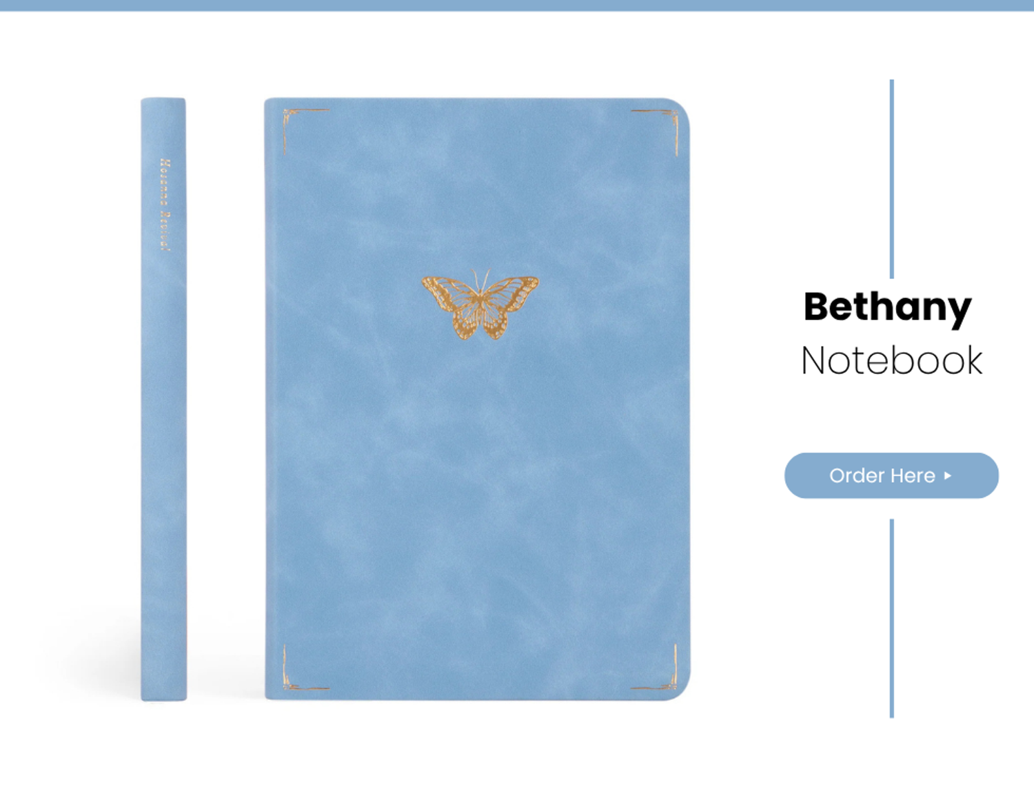 Hosanna Revival Notebook: Bethany Theme from the Hosanna Revival Winter Collection 2025