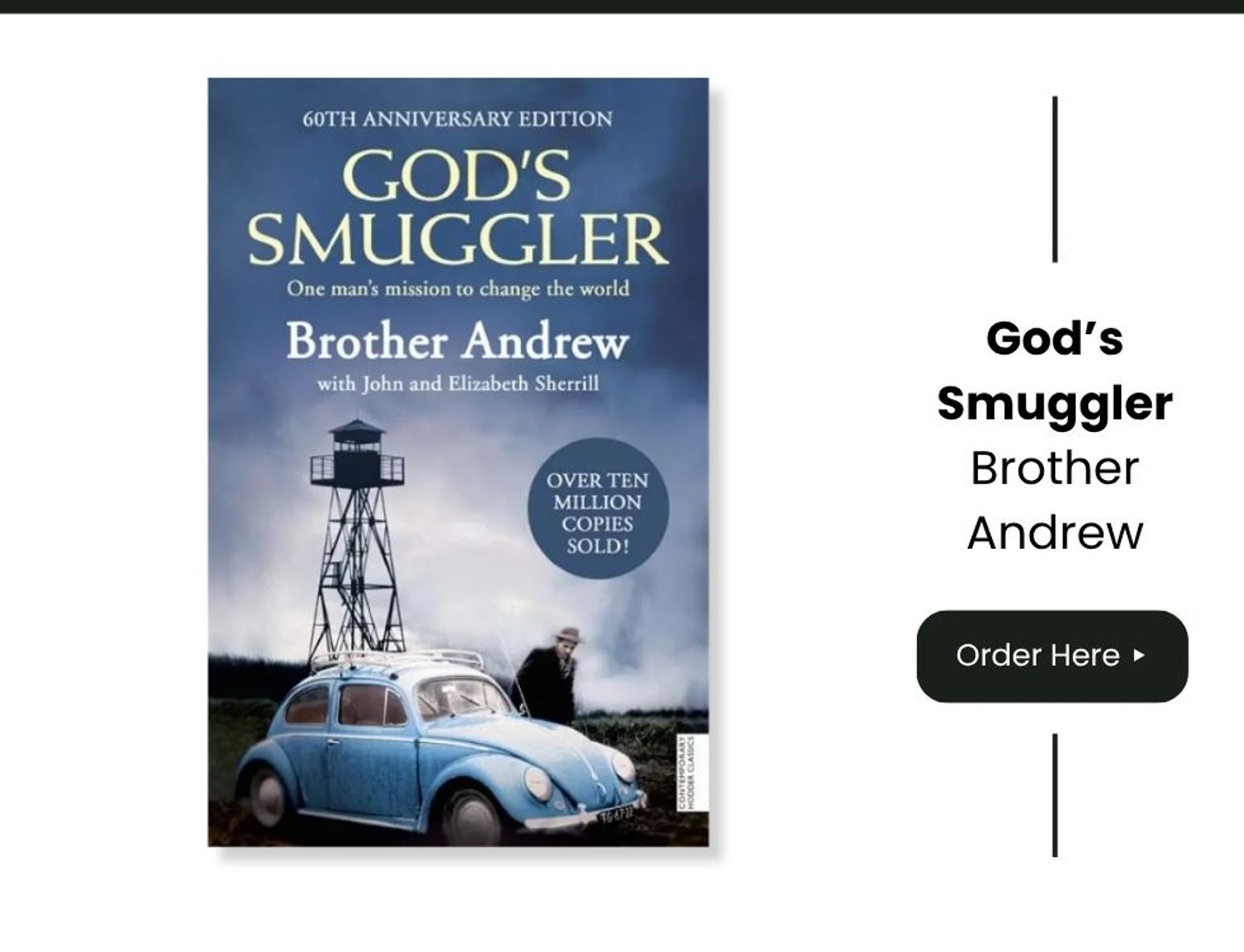 Buy God's Smuggler by Brother Andrew | 100 Books That Changed The Church