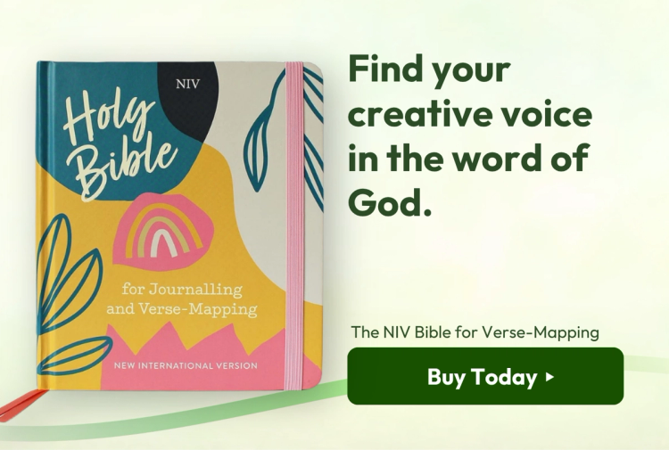 NIV Bible for Journaling and Verse-Mapping