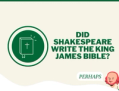 Did Shakespeare write the King James Bible?