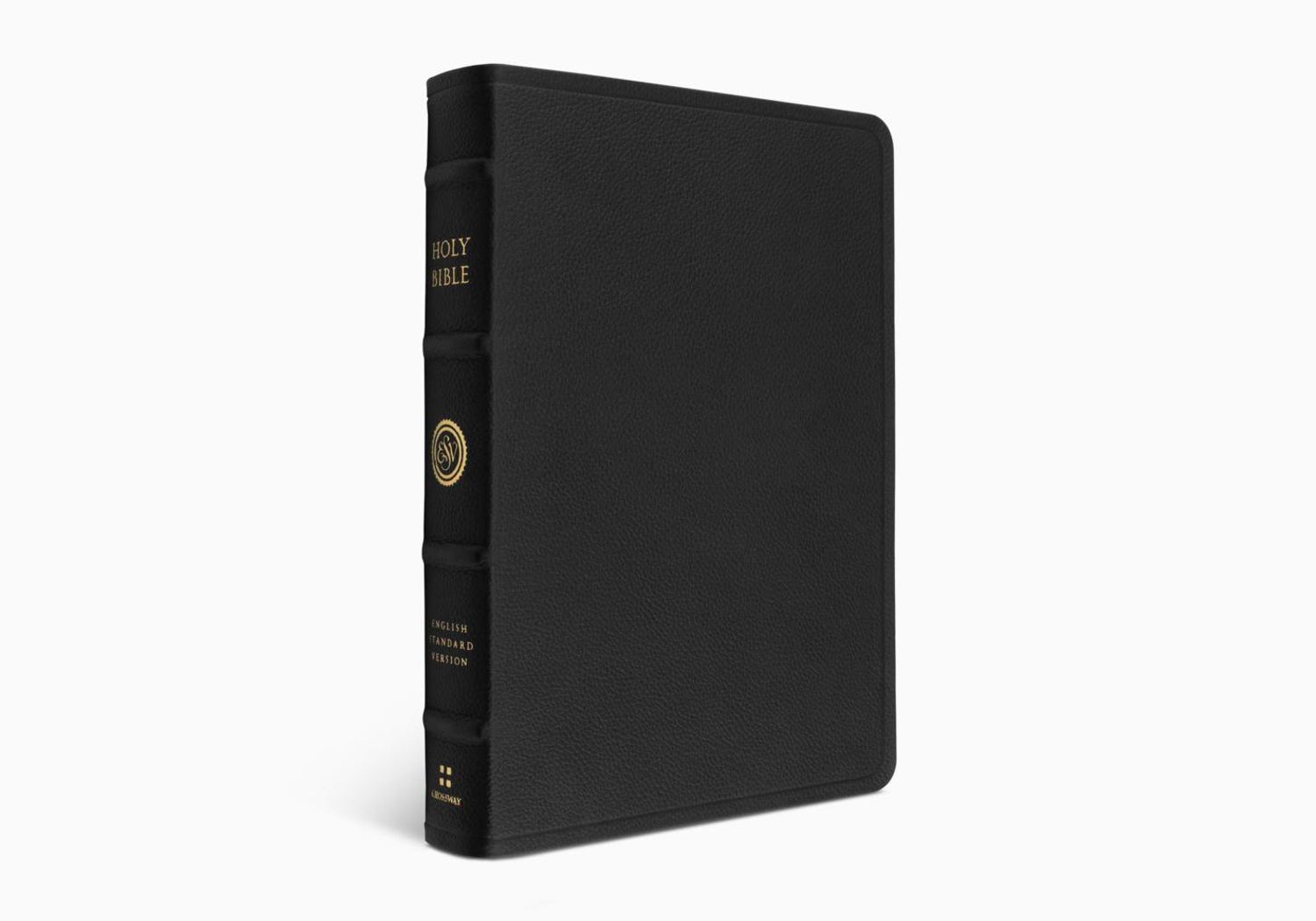 ESV Wide Margin Reference Bible Top Grain Leather, Black