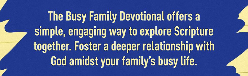 Busy Family Devotional by Lucy Rycroft