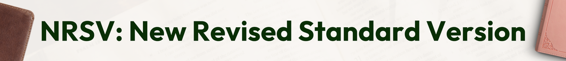 NRSV: New Revised Standard Version