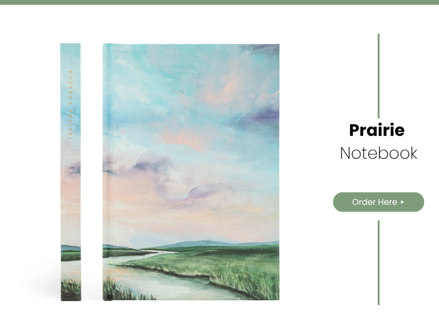 Hosanna Revival Notebook: Prairie Theme from the Hosanna Revival Winter Collection 2025