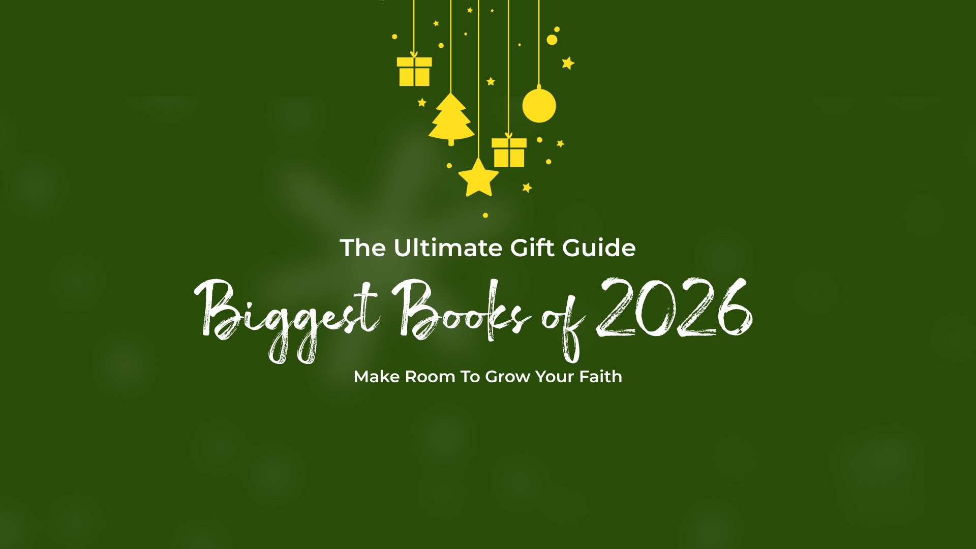 The Biggest Christian Books of 2026 Gift Guide | Make Room to Grow Your Faith