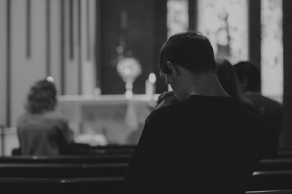 A Teenager in a Church