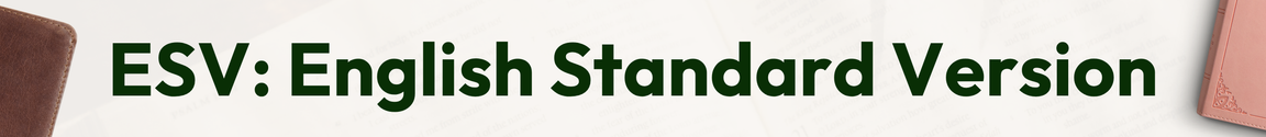 ESV: English Standard Version