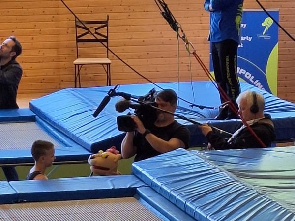 Natáčení pro pořad Lvíčata 9. 5. 2024