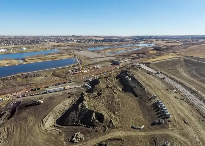 194th Street Priddis Slough Crossing – Earthworks & Underground