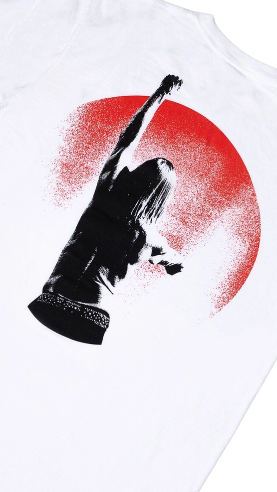 Close Up of the Iggy Pop on the Back of the Iggy Silhouette Tee