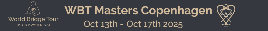 WBT Masters Copenhagen banner image, from 13th of October to 17th of October 2025. Click here to go to the event website.