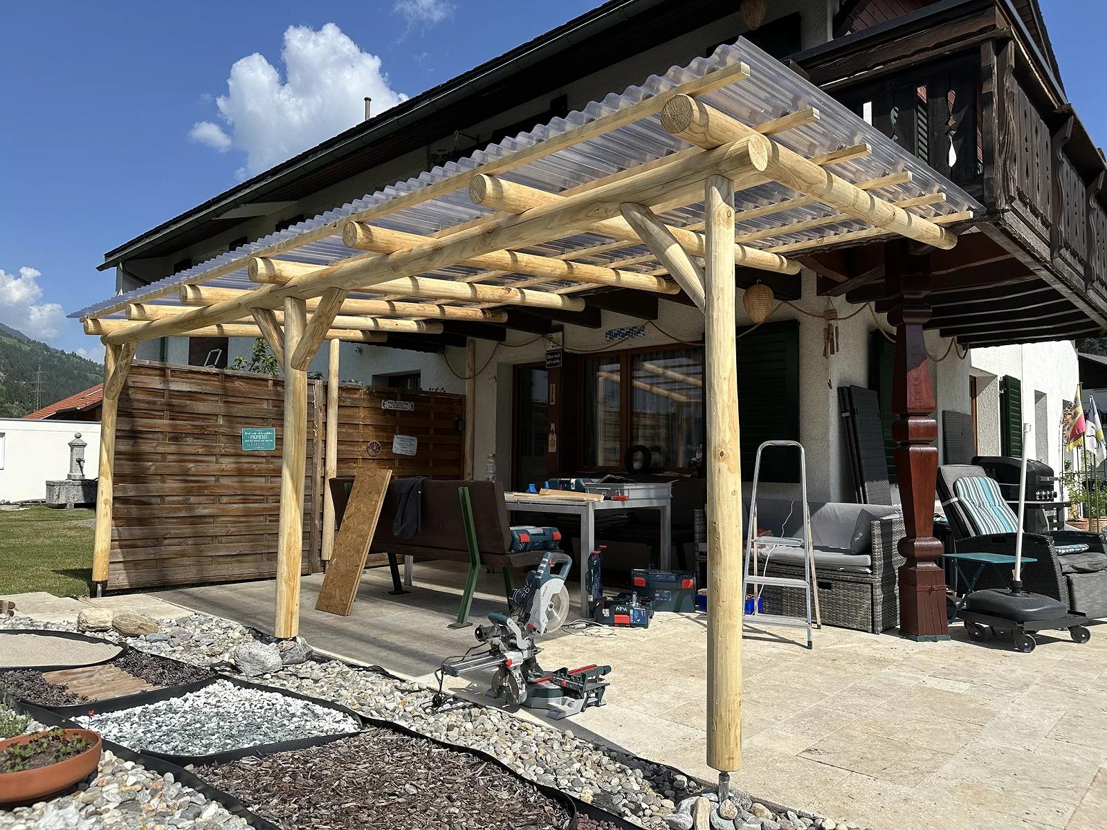 Anbau / Pergola überdacht – 1