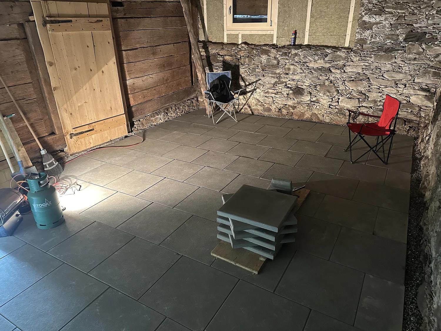 Umbau Stall in Lagerraum