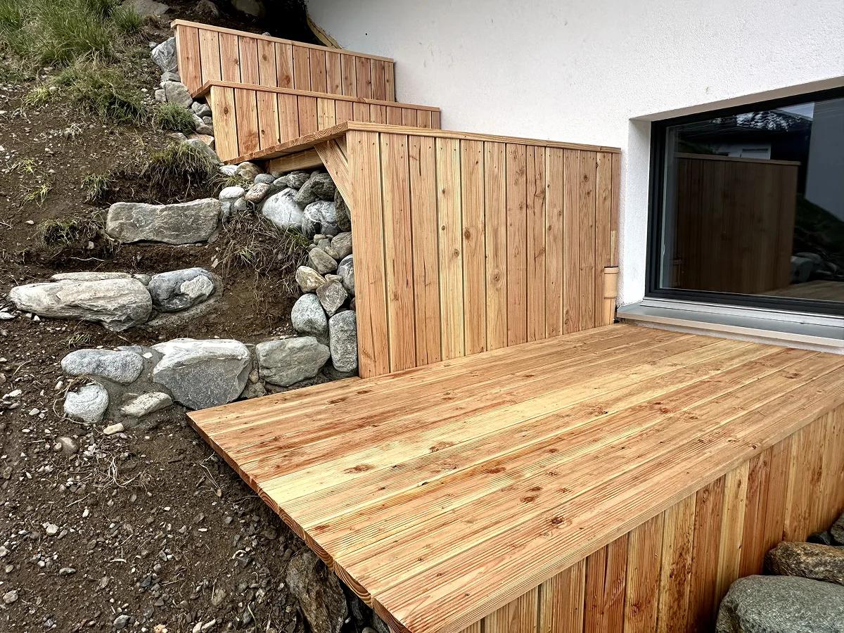 Hangsicherung mit Sitz-und Liegeplatz