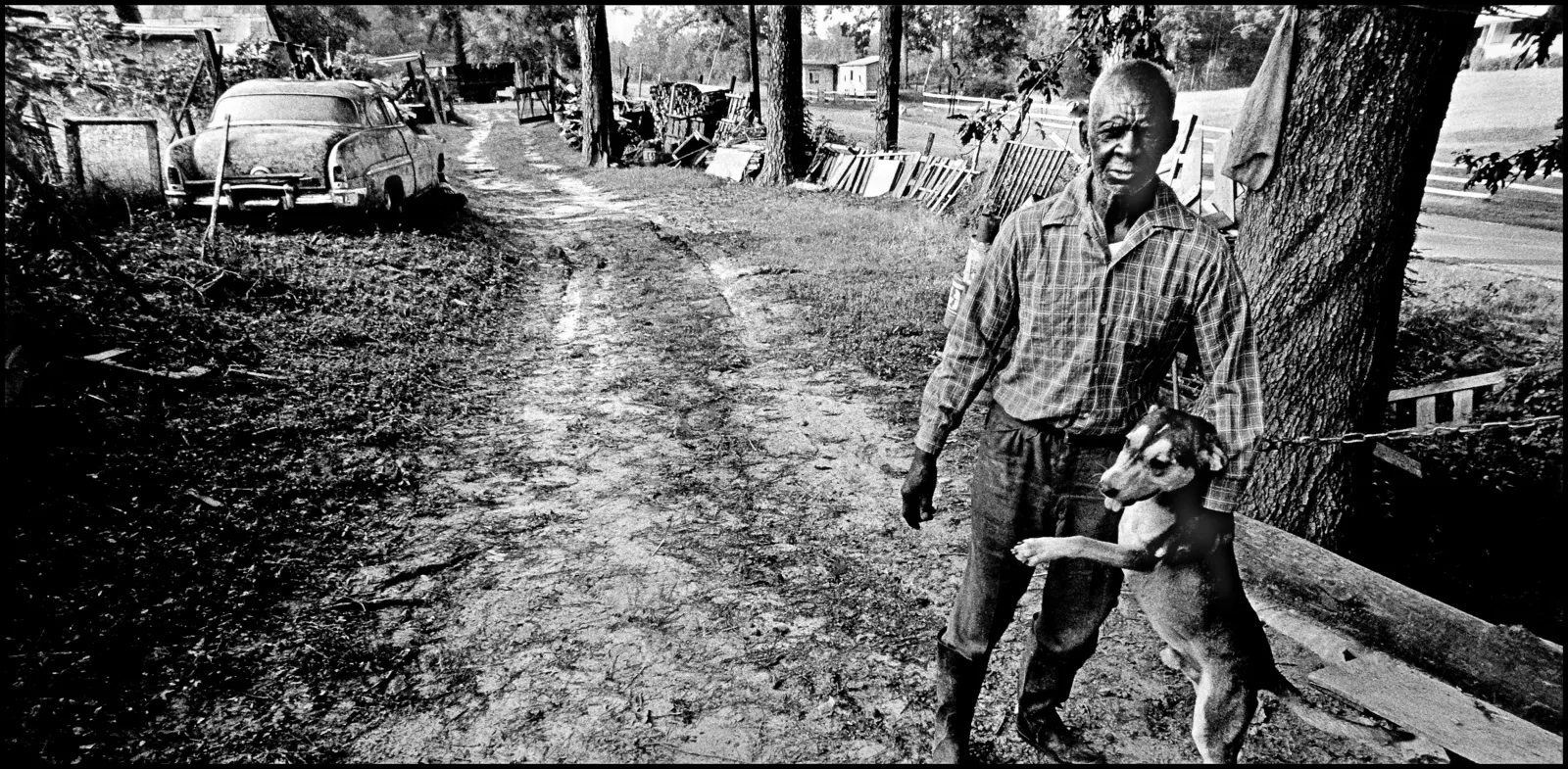 James Plant with Hunting Dog, Redfield, Arkansas