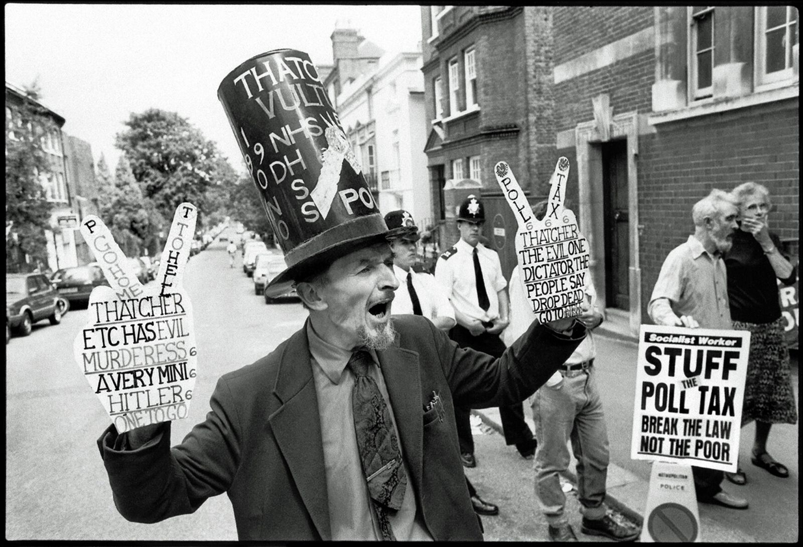Poll Tax Protest, Hampstead, London 1991
