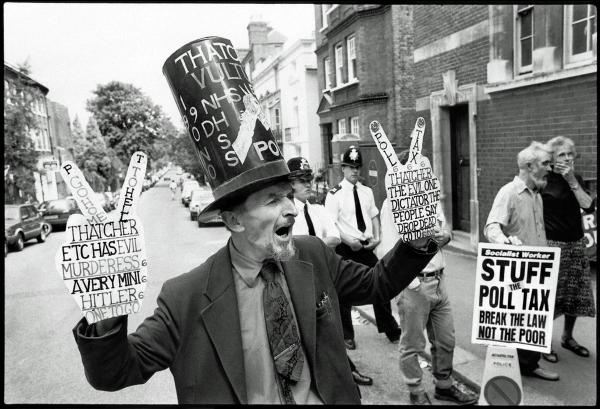 Poll Tax Protest, Hampstead, London 1991