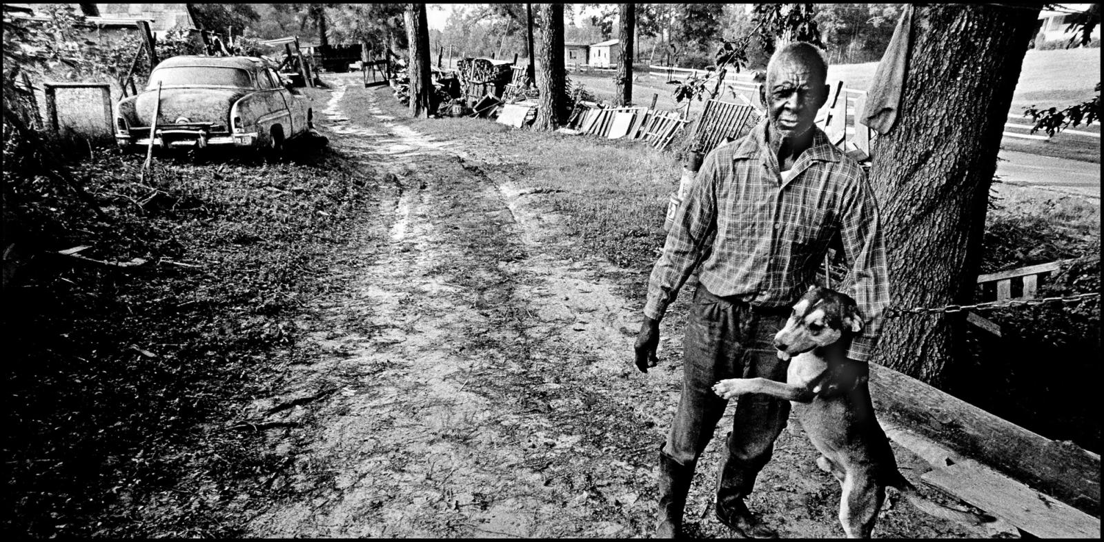 James Plant with Hunting Dog, Redfield, Arkansas