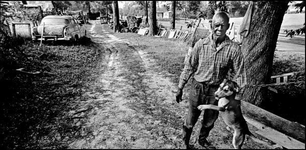 James Plant with Hunting Dog, Redfield, Arkansas