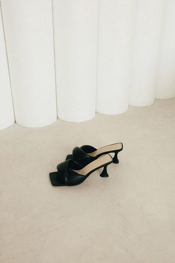 Pair of black high heels