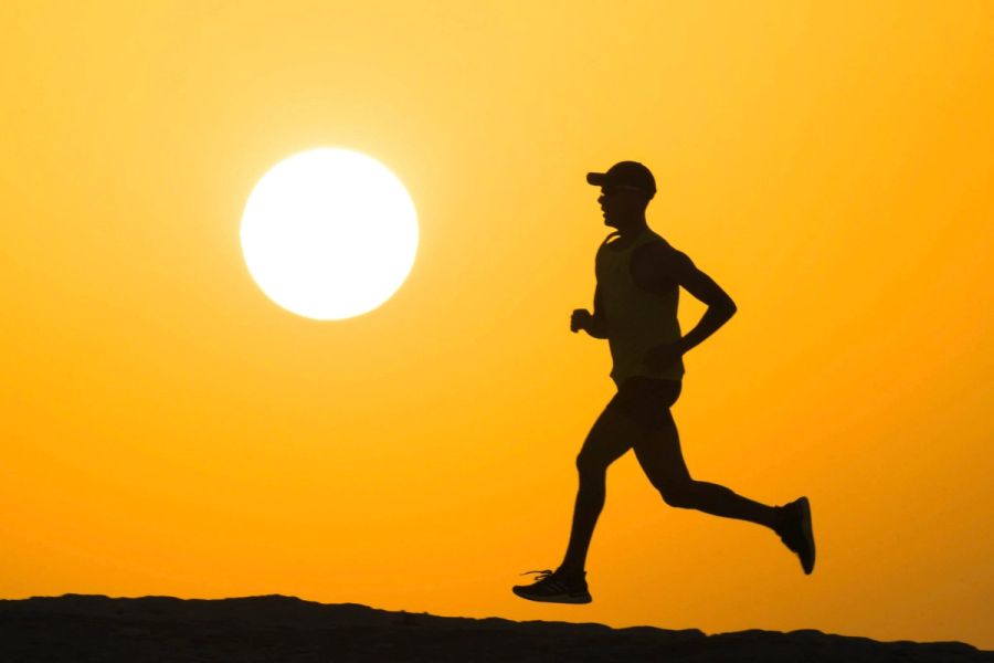 1 Stock Photo Running At Sunset 1056060803