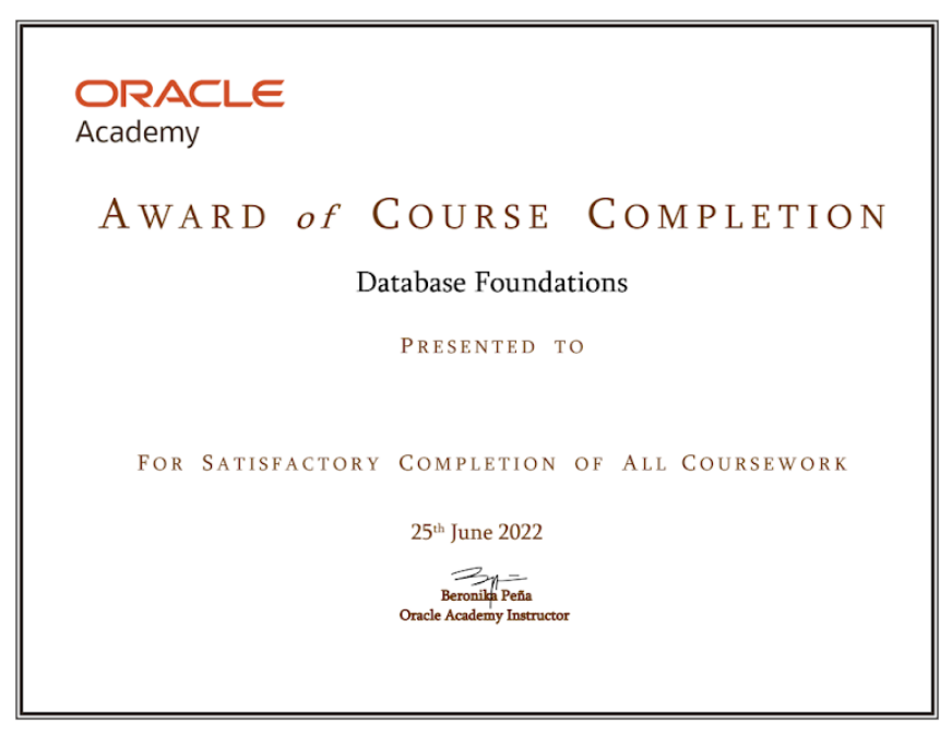 Certificate 2
