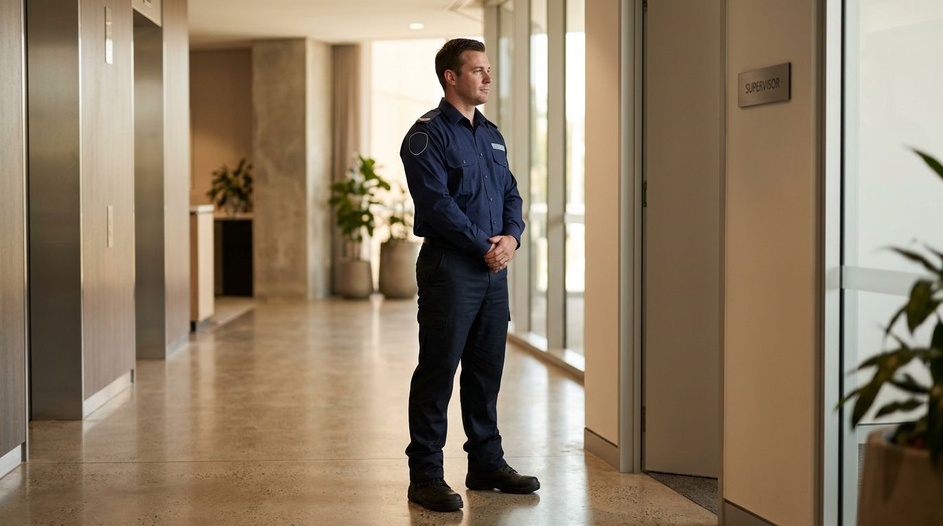 Experienced security guard looking toward a supervisor role — the Certificate III in Security Operations qualification gap