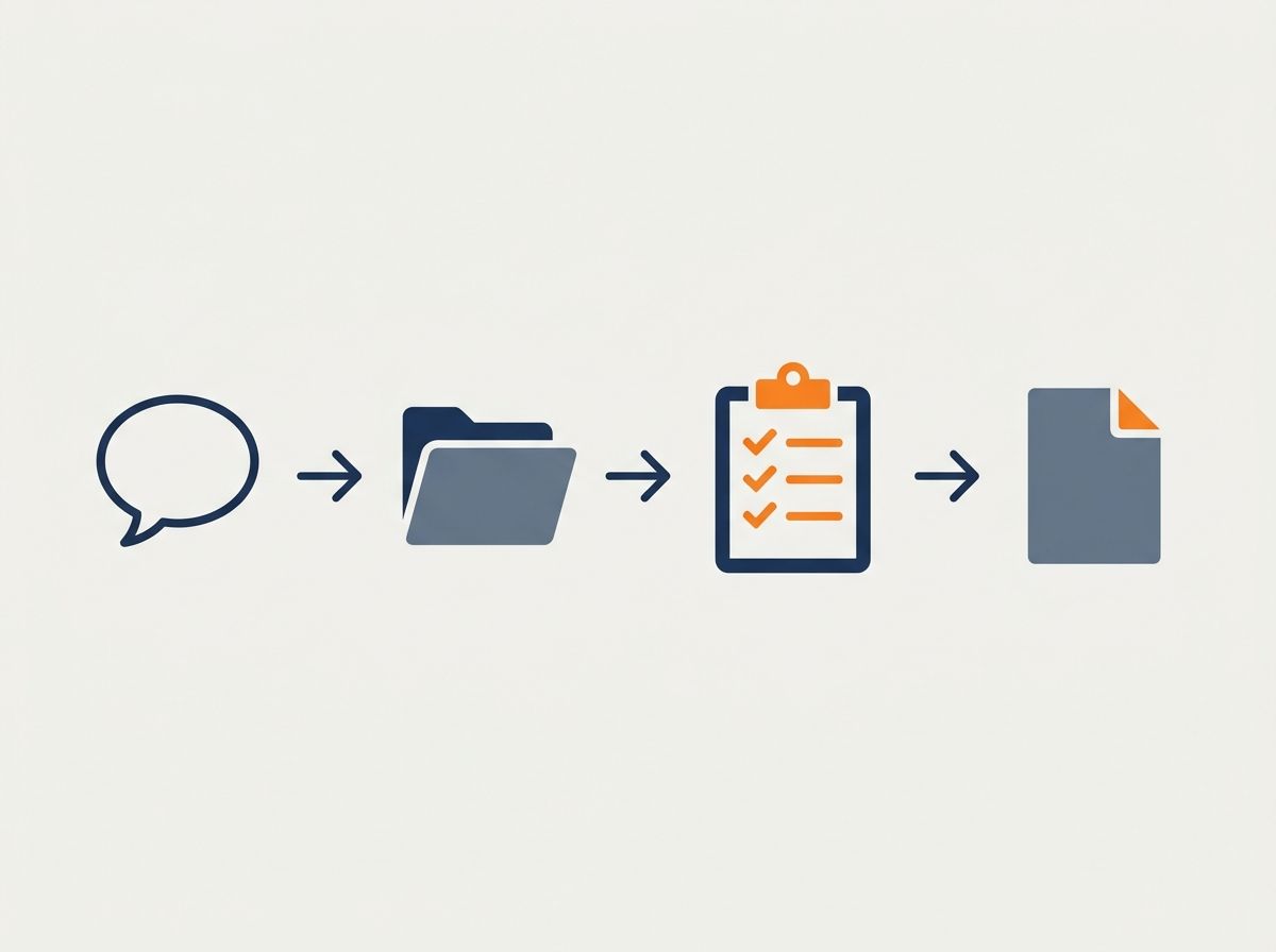 A clean 4-step diagram of the RPL Australia process from Free Skills Review to RTO Assessment.