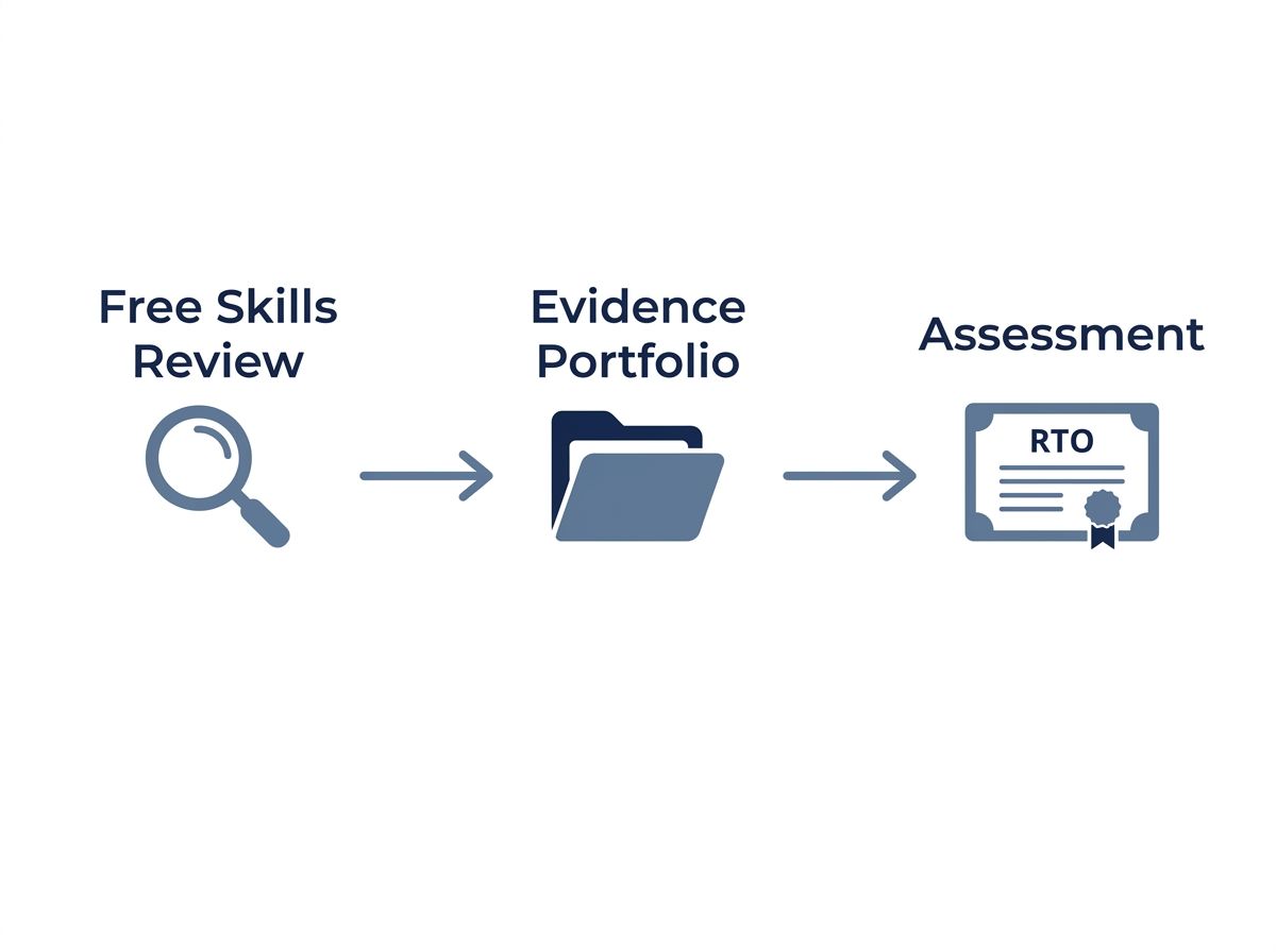 Three-step RPL process for experienced carpenters from skills review to qualification assessment