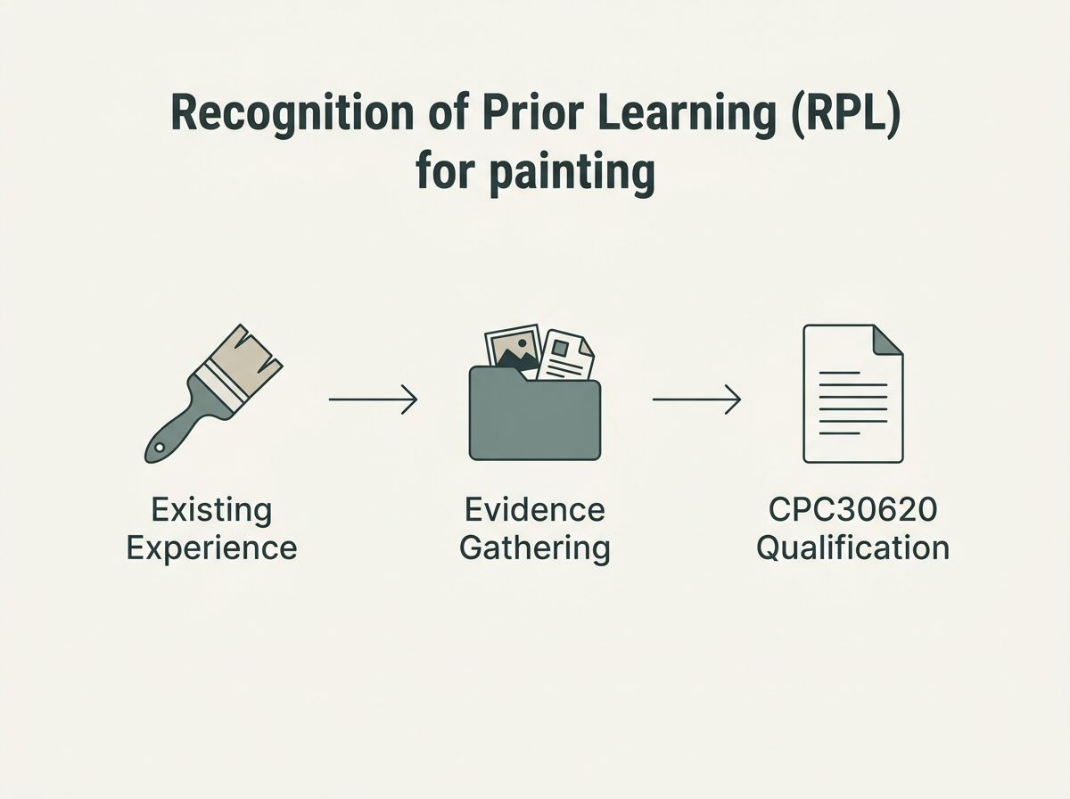 RPL process for Certificate III in Painting and Decorating CPC30620 — three steps from experience to qualification