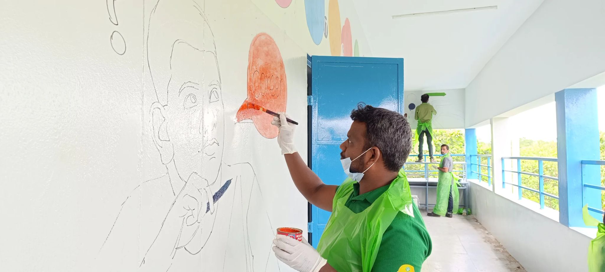 Mural Art at VRT GHSS, Anaimalai