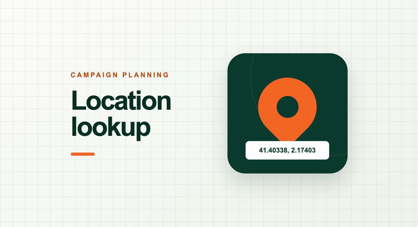 Map pin beside the example latitude and longitude pair 41.40338, 2.17403.