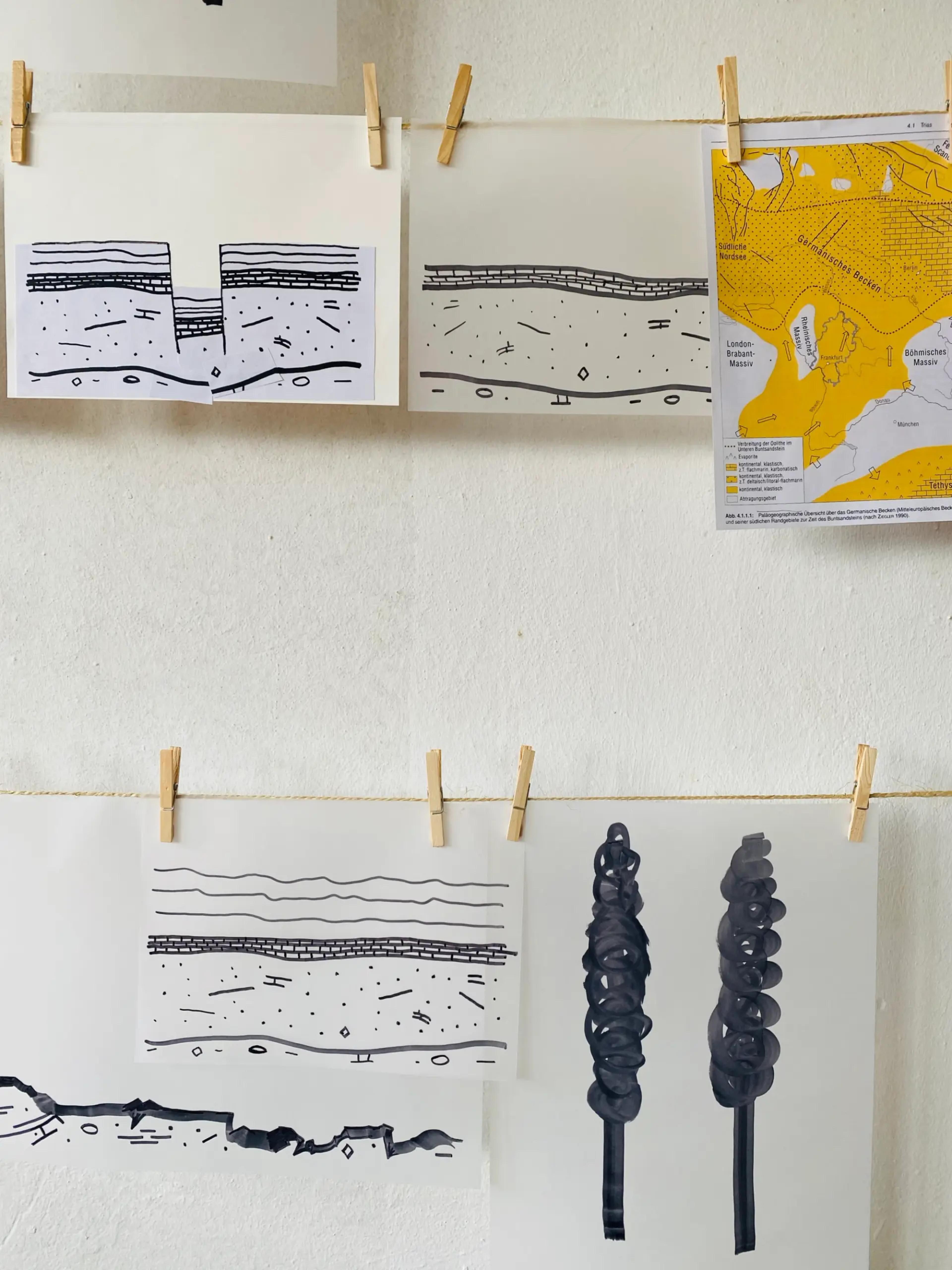 sketches of geological things